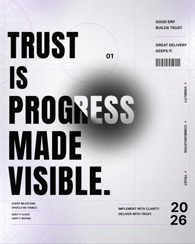 Typographic poster with a grayscale focal blur and bold black lettering.
